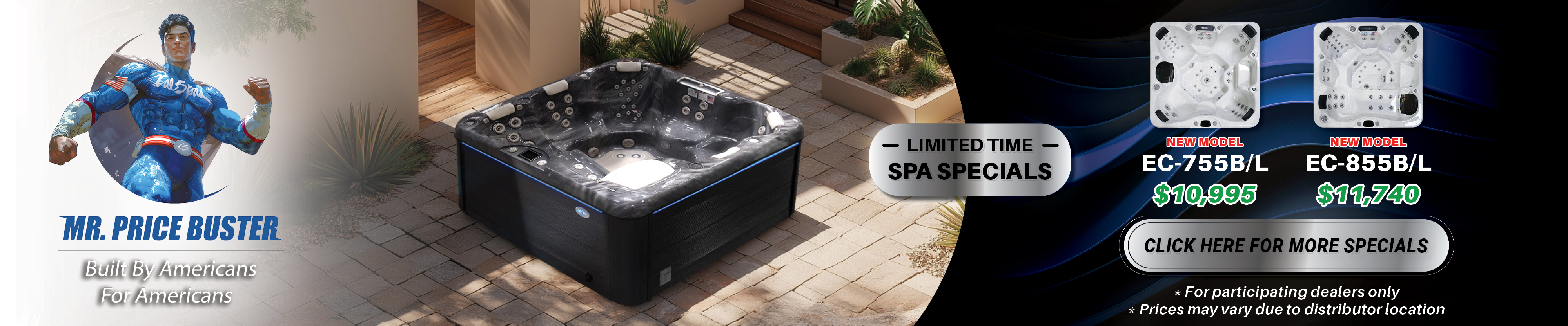 Calspas hot tub being used in a family setting - Mount Vernon